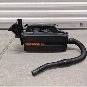 Oreck XL BB870-AD  Portable Canister Vacuum Cleaner Black W Bags & Attachments